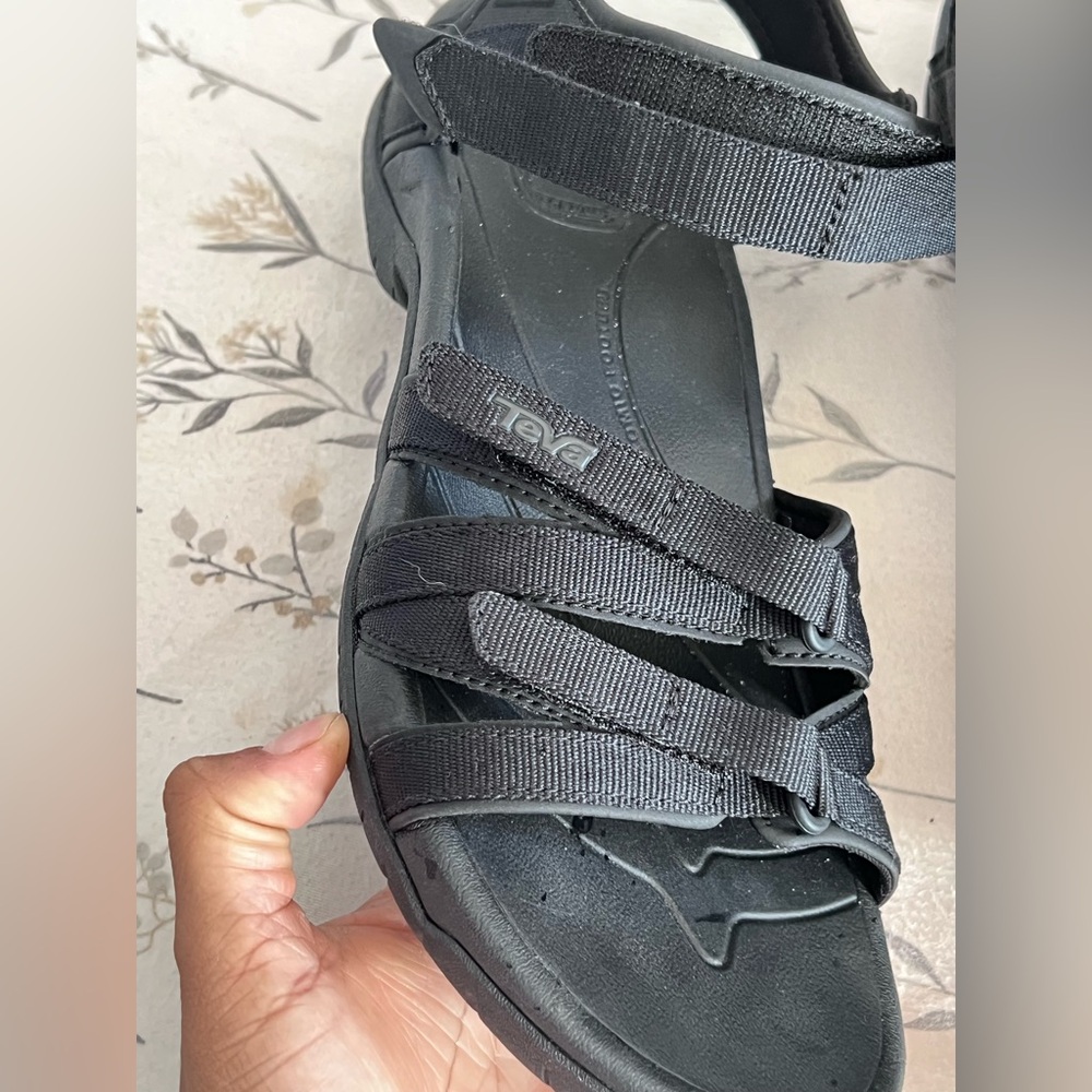 Teva Women's Black Adjustable Sandals - Picture 3 of 7